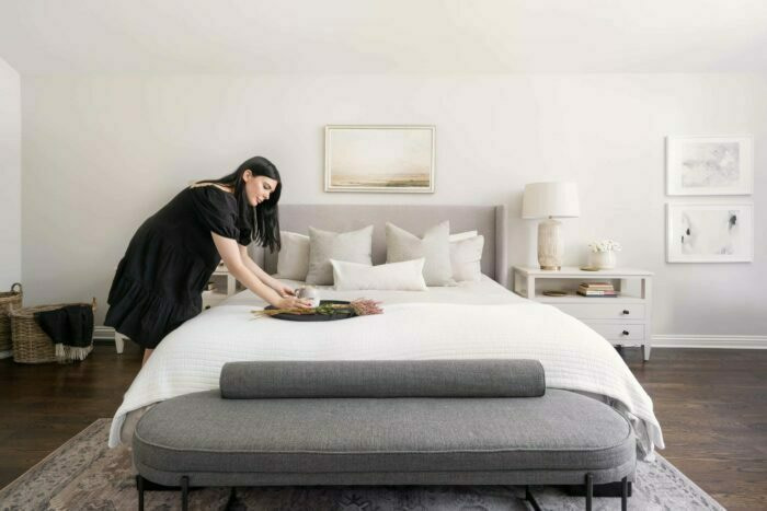 Lux decor bed room interior design