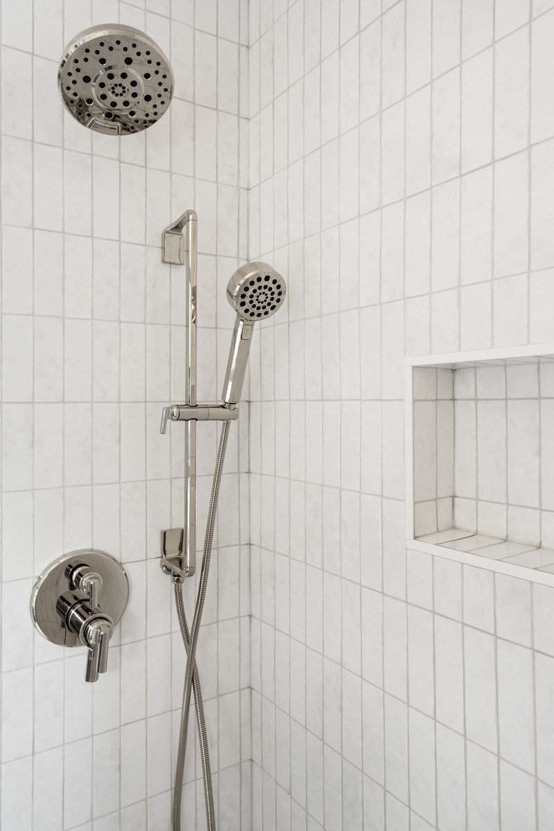 Harold Project - LUX decor - Interior Design - Primary ensuite bathroom shower