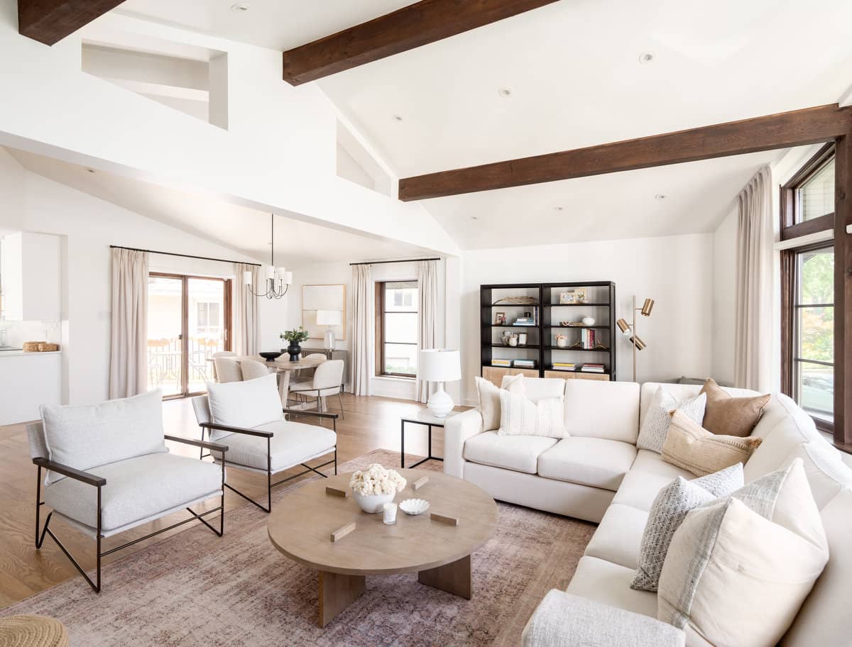 Heath Place - Interior Design by LUX decor - Living Room - Open Floorplan