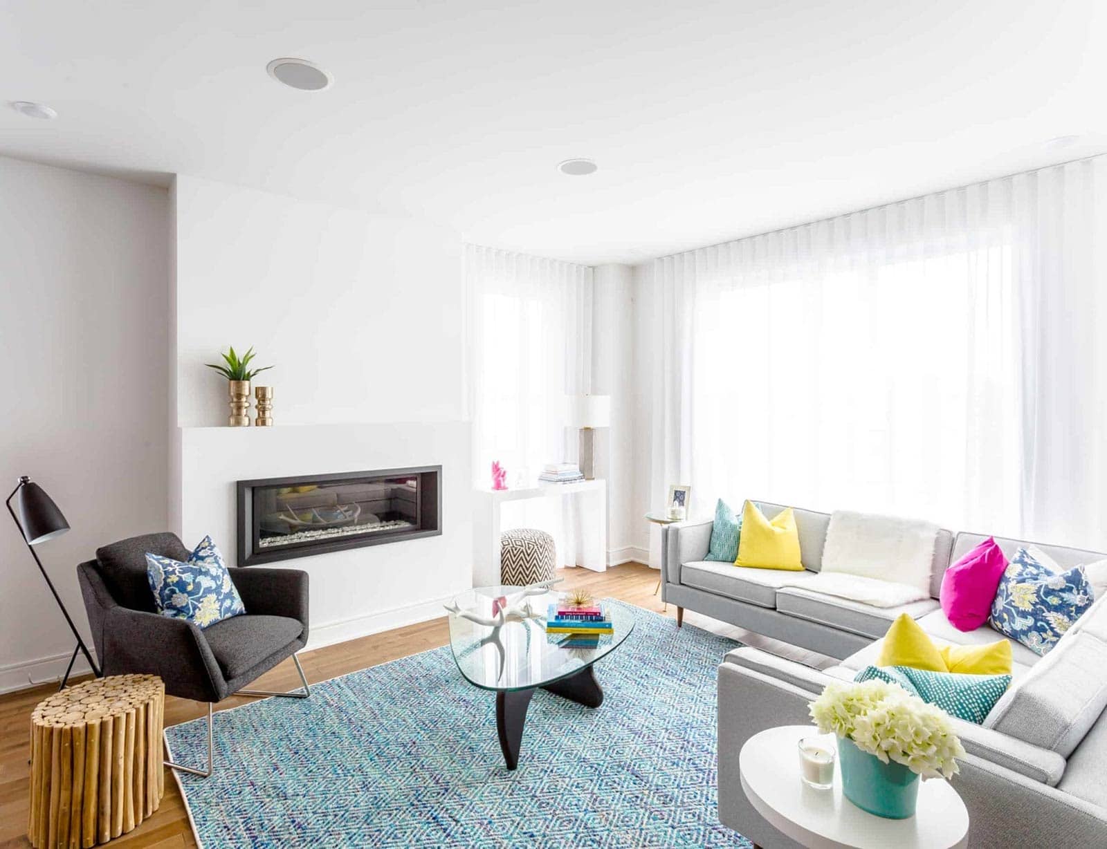 Colorful Living Room - Living Room